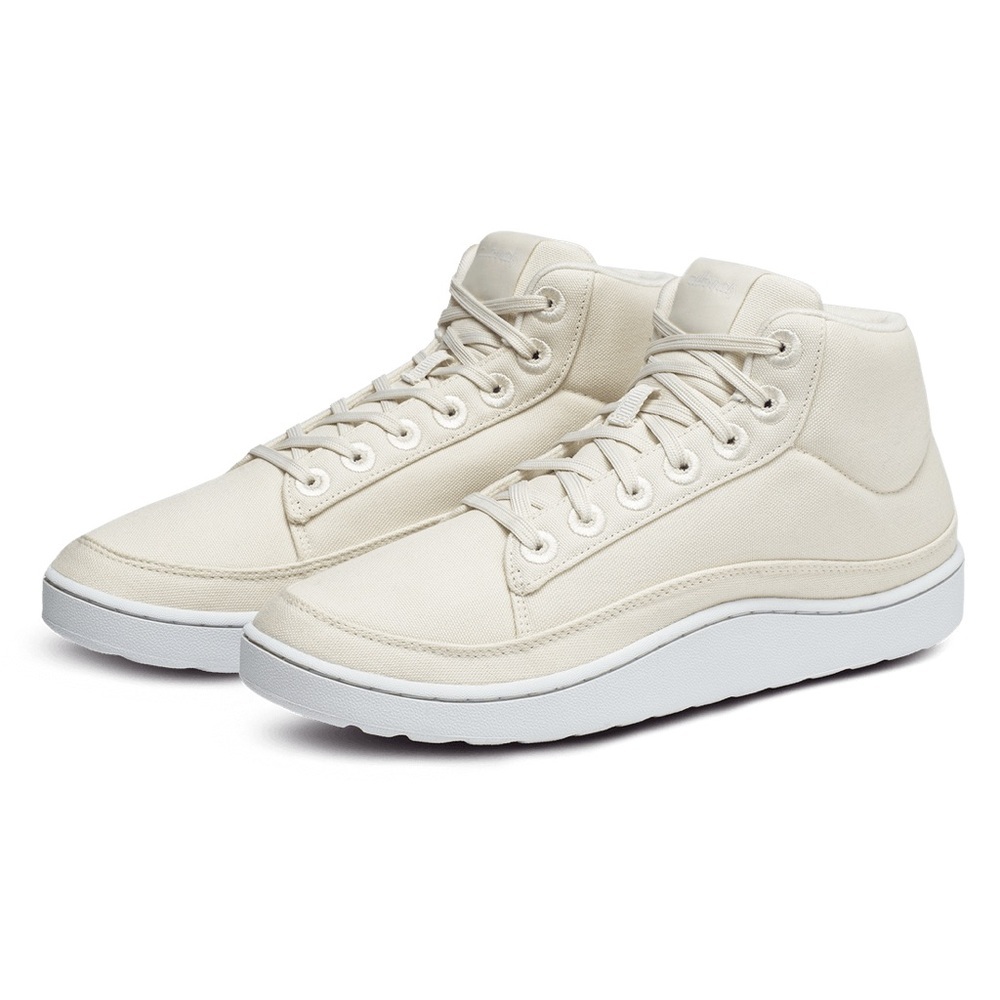 Allbirds Women's Canvas Pacer Mid Sneakers - Size 7/EU37 - Natural White‎ - NWB